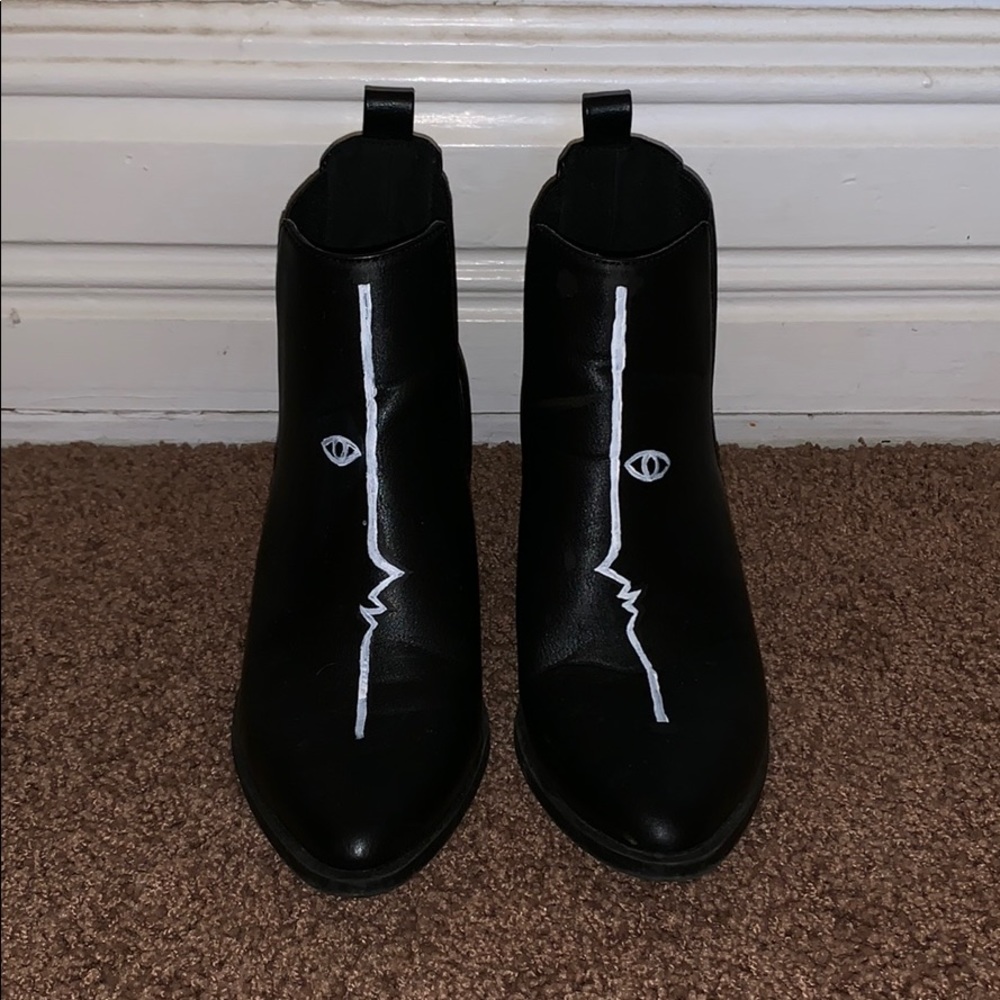 Painted booties